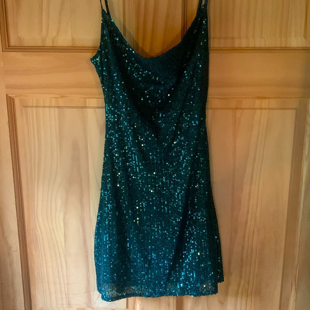 Green Cocktail Dress